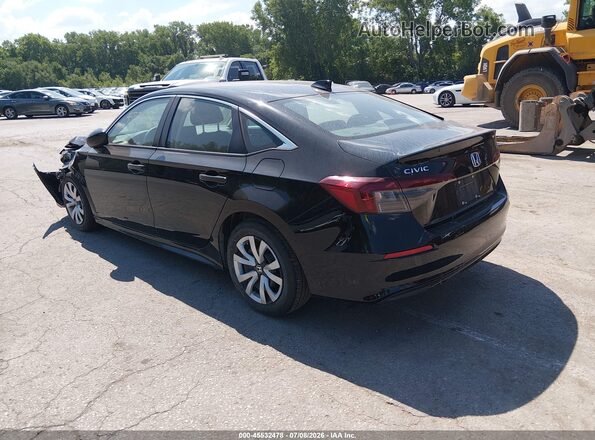 2HGFE2F22SH600597 2025 HONDA CIVIC Black Հետևի ձախ