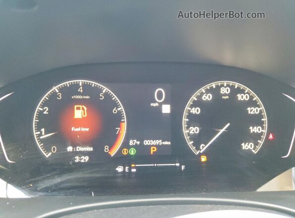 2HGFE2F22TH556988 2026 HONDA CIVIC White Instrument cluster view