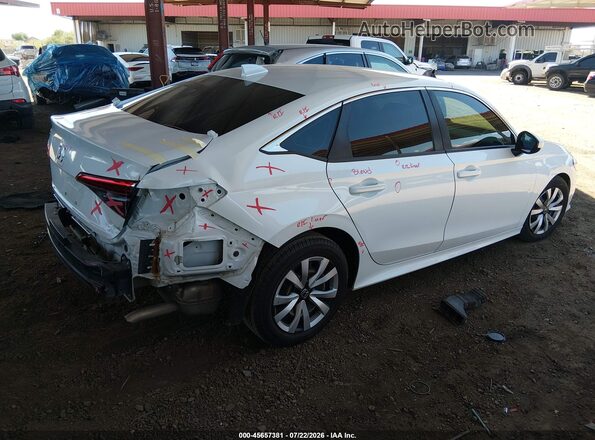 2HGFE2F23NH513148 2022 HONDA CIVIC Белый Задняя правая четверть