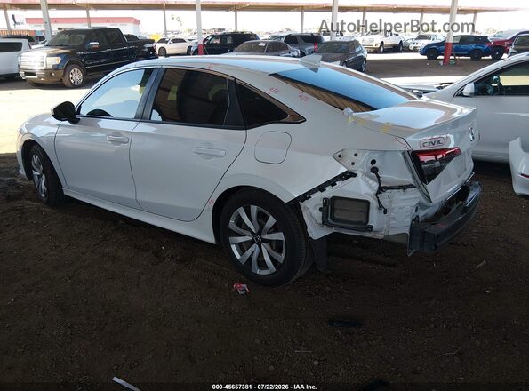 2HGFE2F23NH513148 2022 HONDA CIVIC Белый Задняя левая четверть