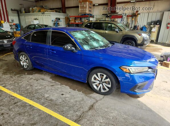 2HGFE2F23NH532251 2022 HONDA CIVIC Blue Delantero derecho