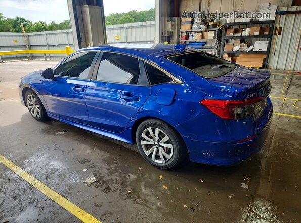 2HGFE2F23NH532251 2022 HONDA CIVIC Blue Trasero izquierdo