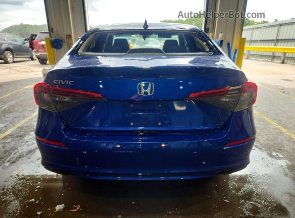 2HGFE2F23NH532251 2022 HONDA CIVIC Blue Vista trasera