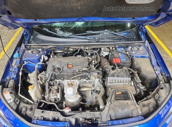 2HGFE2F23NH532251 2022 HONDA CIVIC Blue Vista interior trasera