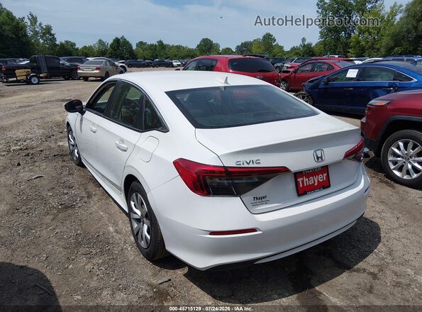 2HGFE2F23NH535974 2022 HONDA CIVIC White Trasero izquierdo
