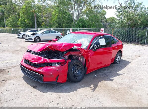 2HGFE2F23TH585884 2026 HONDA CIVIC Красный Передняя левая четверть