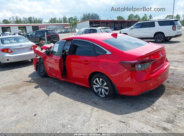 2HGFE2F23TH585884 2026 HONDA CIVIC Красный Задняя левая четверть