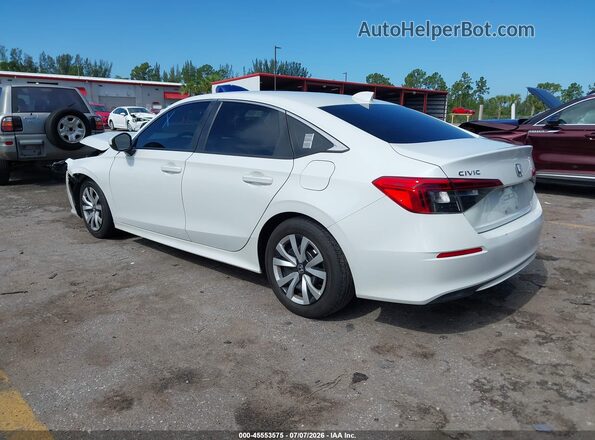 2HGFE2F24NH517015 2022 HONDA CIVIC Белый Задняя левая четверть