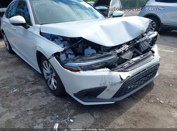 2HGFE2F24NH517015 2022 HONDA CIVIC Белый Вид спереди