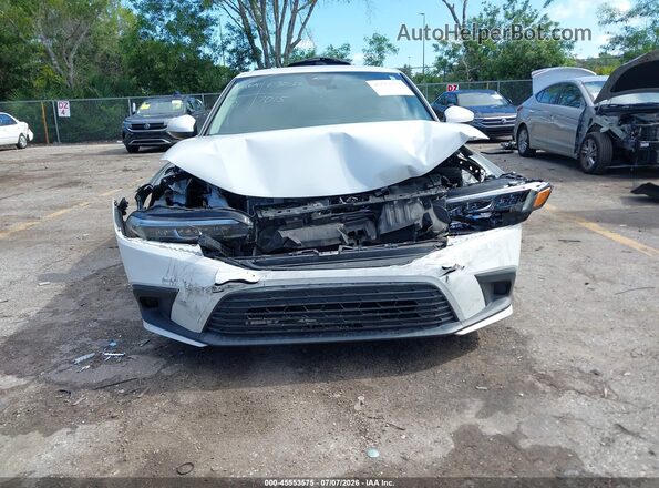 2HGFE2F24NH517015 2022 HONDA CIVIC Белый Вид задней части салона