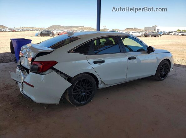 2HGFE2F24NH523087 2022 HONDA CIVIC Белый Задняя правая четверть