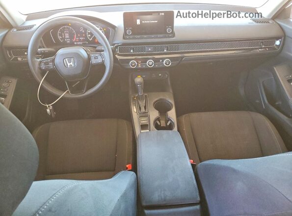 2HGFE2F24NH523087 2022 HONDA CIVIC Белый Вид панели приборов