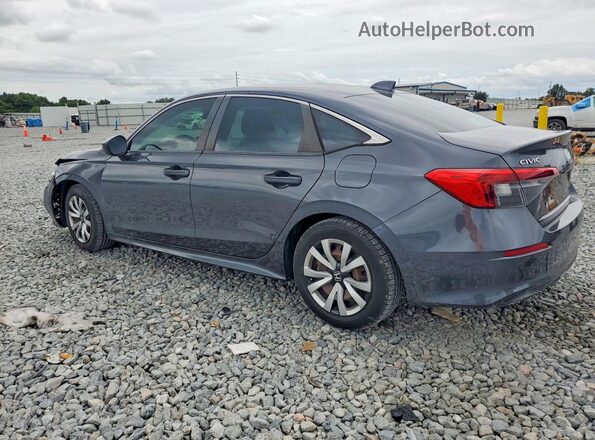 2HGFE2F24NH529875 2022 HONDA CIVIC Charcoal Rear left