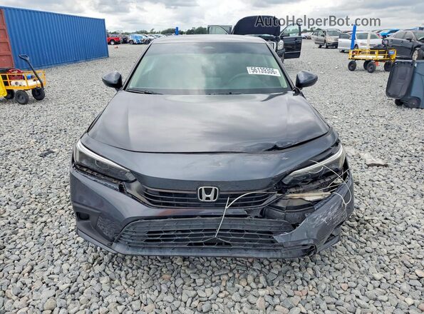 2HGFE2F24NH529875 2022 HONDA CIVIC Charcoal Front view