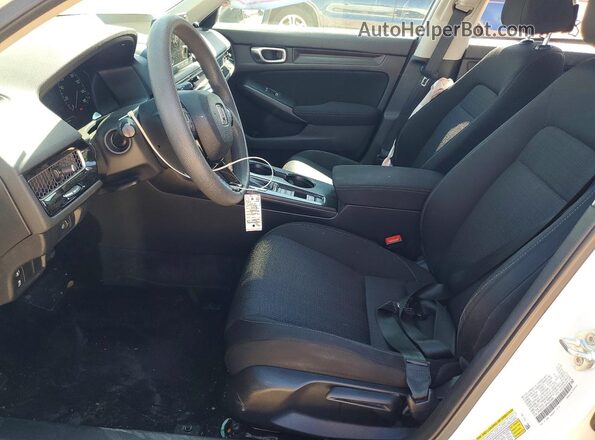2HGFE2F24PH539485 2023 HONDA CIVIC White Вид салону спереду