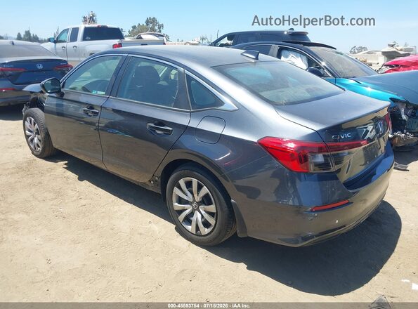 2HGFE2F24PH562846 2023 HONDA CIVIC Серый Задняя левая четверть