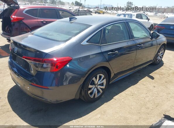 2HGFE2F24PH562846 2023 HONDA CIVIC Серый Задняя правая четверть