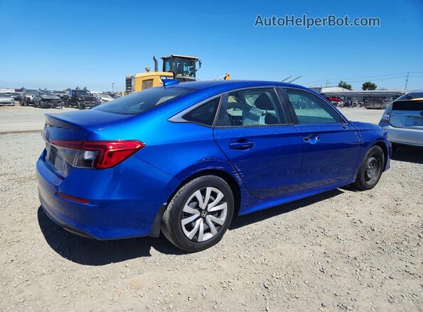 2HGFE2F24PH568274 2023 HONDA CIVIC Blue Trasero derecho