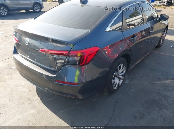 2HGFE2F24PH568940 2023 HONDA CIVIC Gray Задня права чверть