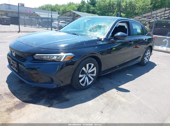 2HGFE2F24RH562865 2024 HONDA CIVIC Черный Передняя левая четверть