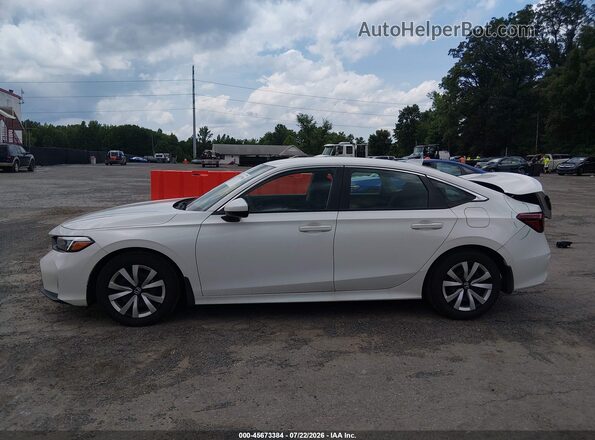 2HGFE2F24SH527135 2025 HONDA CIVIC White Սալոնի 360 աստիճան տեսք