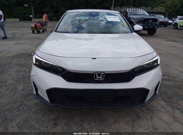 2HGFE2F24SH527135 2025 HONDA CIVIC White Սարքավորումների վահանակի տեսք