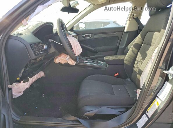 2HGFE2F24SH603422 2025 HONDA CIVIC Black Вид салону спереду