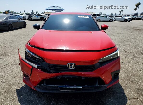 2HGFE2F25NH516603 2022 HONDA CIVIC Red Front view