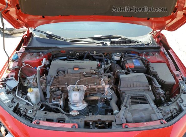 2HGFE2F25NH516603 2022 HONDA CIVIC Red Rear interior view