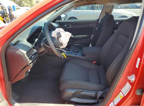 2HGFE2F25NH516603 2022 HONDA CIVIC Red Front interior view
