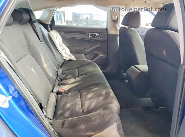 2HGFE2F25NH553859 2022 HONDA CIVIC Blue Вид задніх сидінь