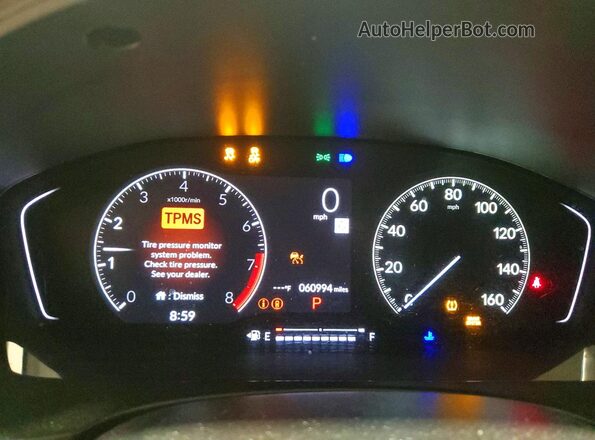 2HGFE2F25NH587591 2022 HONDA CIVIC Silver Սարքավորումների վահանակի տեսք