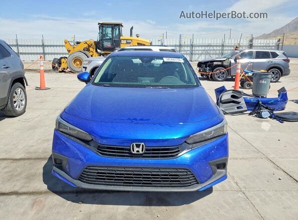 2HGFE2F25RH560011 2024 HONDA CIVIC Blue Դիմացի տեսք