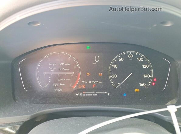 2HGFE2F25RH560011 2024 HONDA CIVIC Blue Սարքավորումների վահանակի տեսք