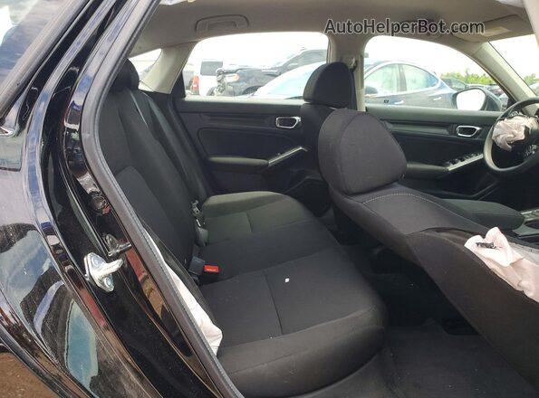 2HGFE2F25SH581382 2025 HONDA CIVIC Black Հետևի նստատեղերի տեսք