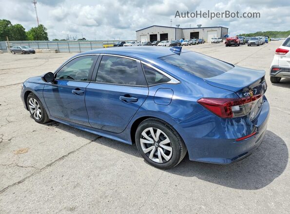 2HGFE2F25TH504707 2026 HONDA CIVIC Blue Trasero izquierdo