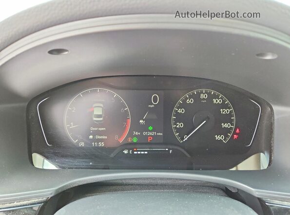 2HGFE2F25TH504707 2026 HONDA CIVIC Blue Vista del cuadro de instrumentos