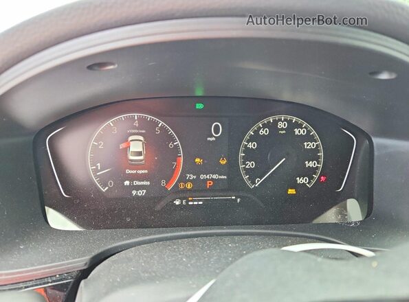 2HGFE2F25TH511267 2026 HONDA CIVIC Blue Vista del cuadro de instrumentos