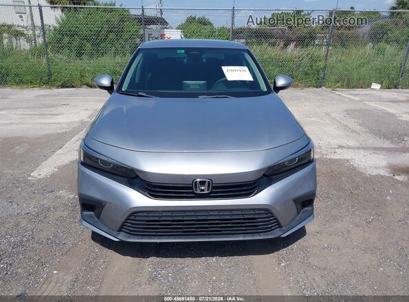 2HGFE2F26NH527240 2022 HONDA CIVIC Silver ხელსაწყოთა პანელის ხედი