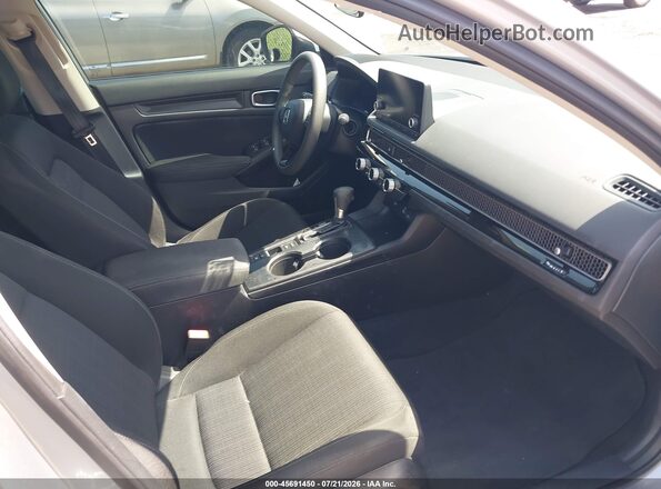 2HGFE2F26NH527240 2022 HONDA CIVIC Silver წინა სალონის ხედი