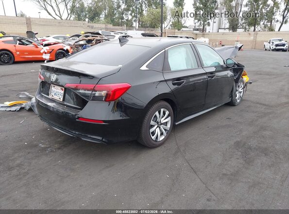 2HGFE2F26NH531465 2022 HONDA CIVIC Black უკანა მარჯვენა