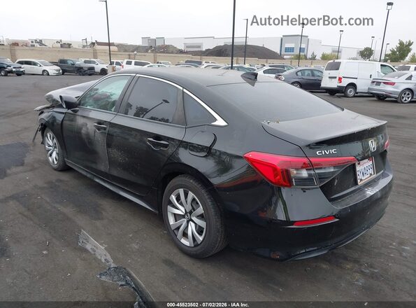 2HGFE2F26NH531465 2022 HONDA CIVIC Black უკანა მარცხენა