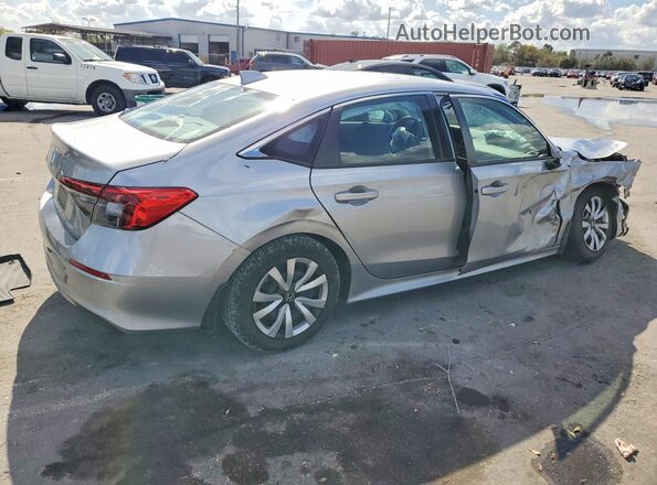 2HGFE2F26PH563044 2023 HONDA CIVIC Серебряный Задняя правая четверть
