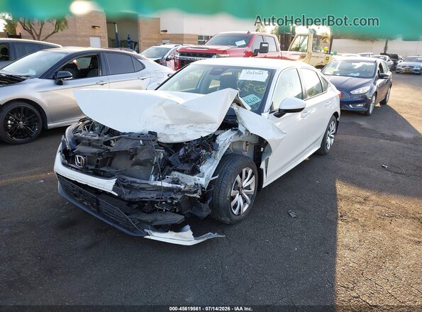 2HGFE2F26RH511139 2024 HONDA CIVIC White Передня ліва чверть