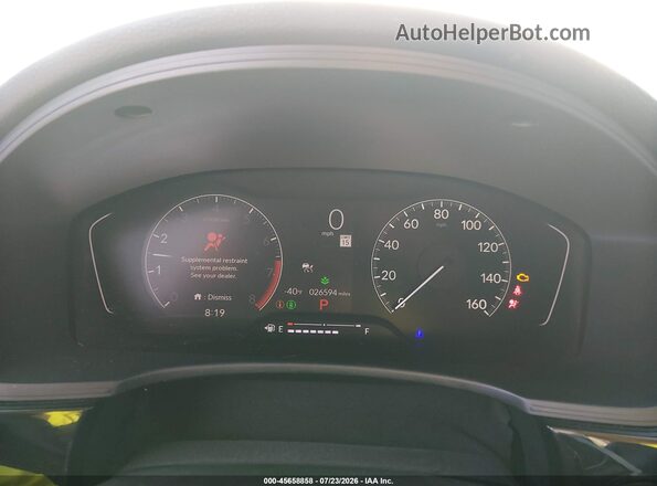 2HGFE2F26SH549301 2025 HONDA CIVIC Red უკანა სავარძლების ხედი