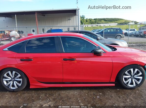 2HGFE2F26SH549301 2025 HONDA CIVIC Red სალონის 360-გრადუსიანი ხედი