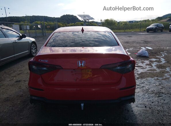 2HGFE2F26SH549301 2025 HONDA CIVIC Red 