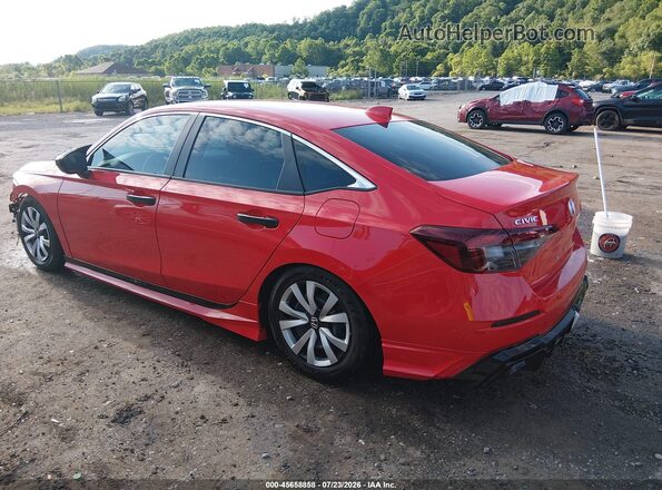 2HGFE2F26SH549301 2025 HONDA CIVIC Red უკანა მარცხენა