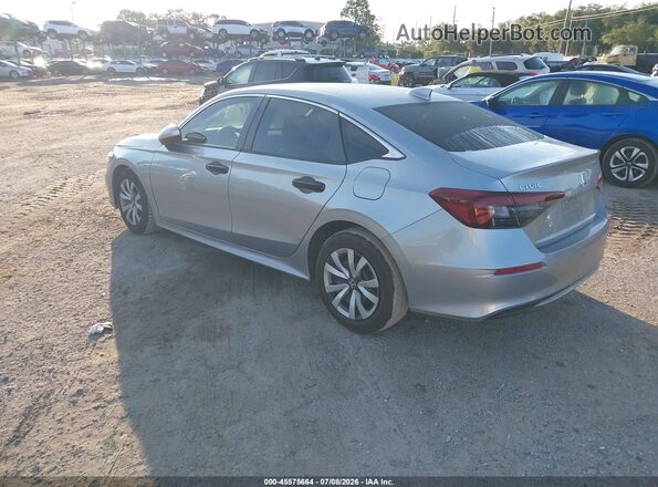 2HGFE2F26SH557754 2025 HONDA CIVIC Silver Հետևի ձախ