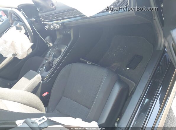 2HGFE2F26SH599745 2025 HONDA CIVIC Black Front interior view